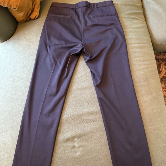 Theory Mens Pants Semi Tech Compact Ponte Navy Size 28 Suiting Trouser - Picture 2 of 6